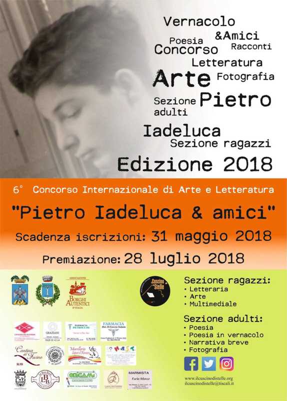 Locandina del 6° Concorso Internazionale di Arte e Letteratura